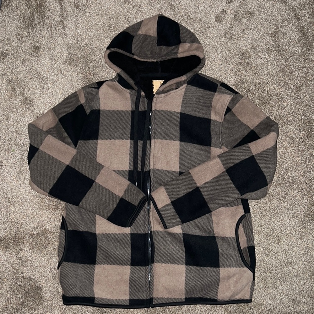 NEW fleece zip up hoodie